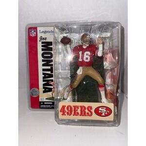 McFarlane Toys NFL Legends Series 2 Joe Montana San Francisco 49ers Figure 2006